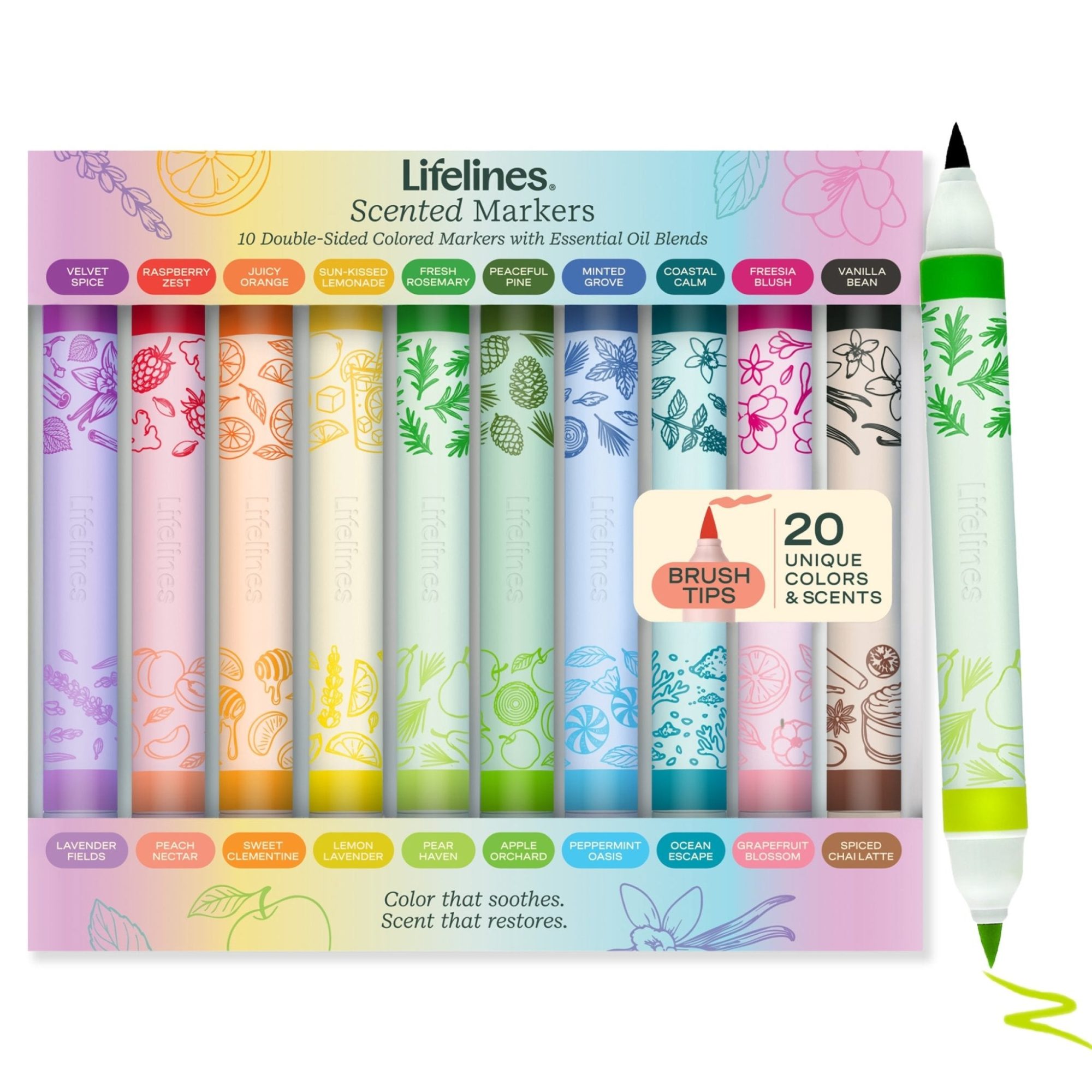 Scented Markers - 20 Colors